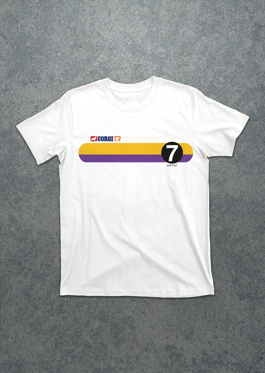 【THE MOZZ】Aim Color Matching T-Shirt T-Shirt - Miura No. 7 Mauve & Yellow Stripes – Corgi Model
