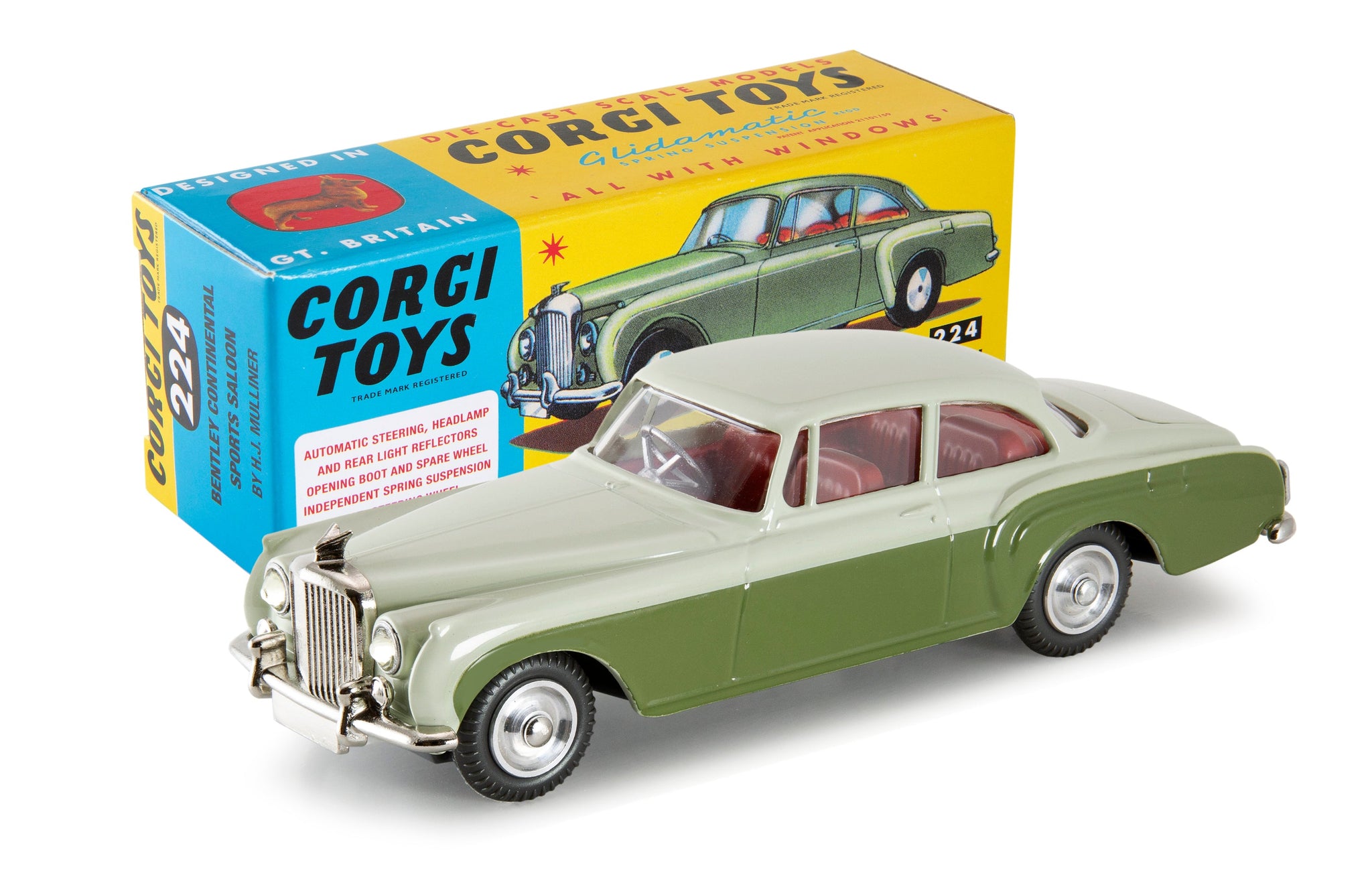 Bentley Continental Sports Saloon (224) – Corgi Model Club USA
