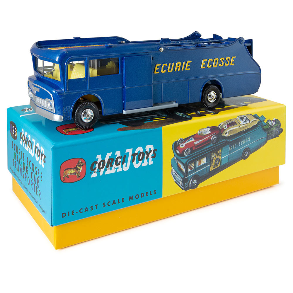 CORGI TOYS ECURIE ECOSSEトランスポーターギフトセット Ecurie Ecosse Racing Car Transporter (1126) – Corgi Model Club USA