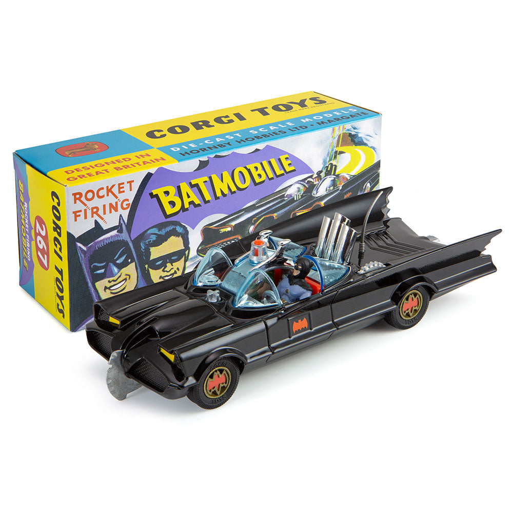 BATMAN BATMOBILE ミニカー　CORGI TOYS　バットマン Gloss-batmobile-3_4-view-with-