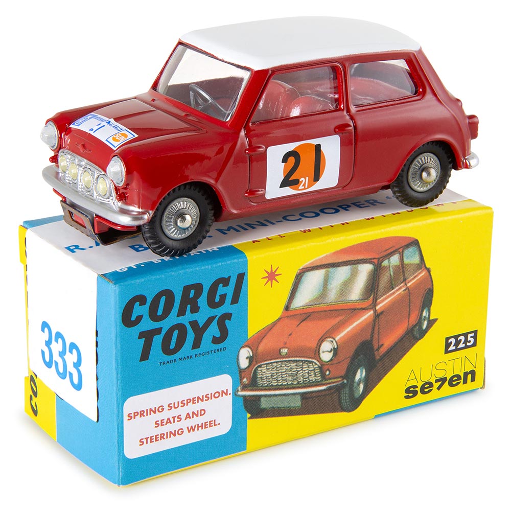 RAC International Rally B.M.C. Mini Cooper 'S' (333) – Corgi Model Club USA