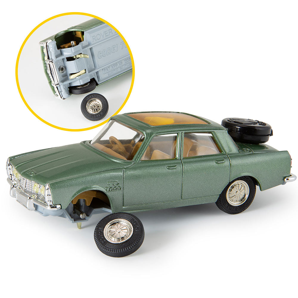 Rover 2000 TC 'Take Off Wheels' and 'Golden Jacks' (275) – Corgi