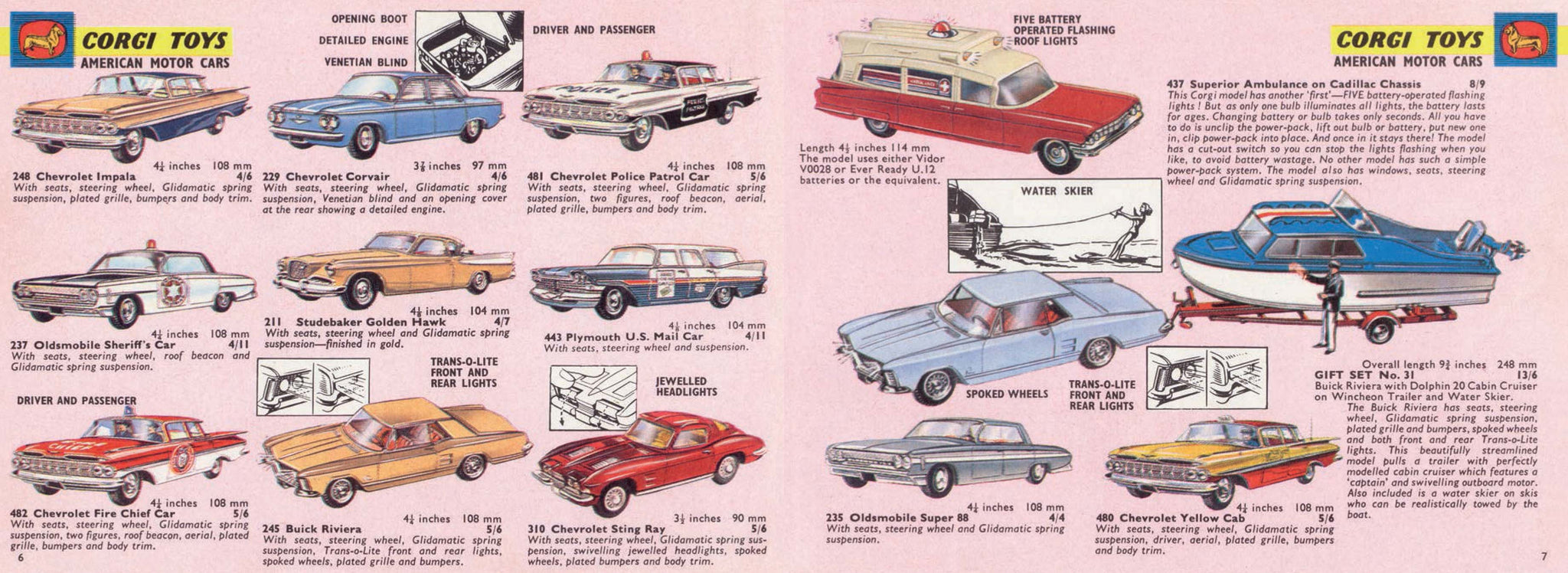 Authentic 40 page Reproduction 1966 Corgi Toys Catalogue