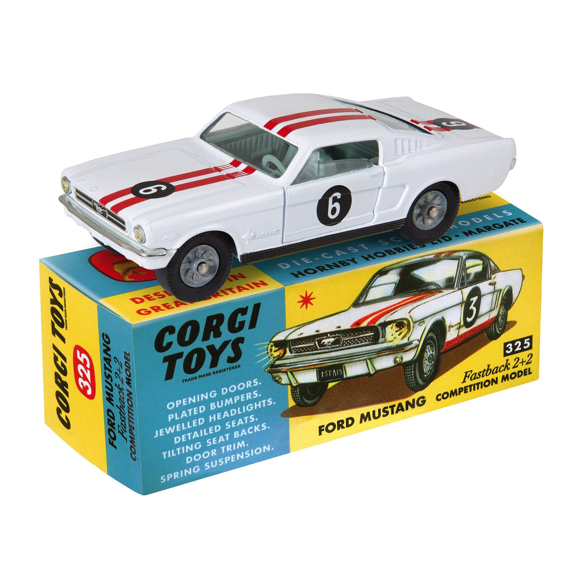 Ford Mustang Fastback 2 + 2 Competition Model (325) – Corgi Model Club USA