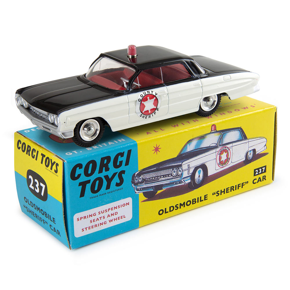 Corgi 237 Oldsmobile Sheriff Car Boxed as New Corgi 237 Oldsmobile Sheriff Car Boxed as New