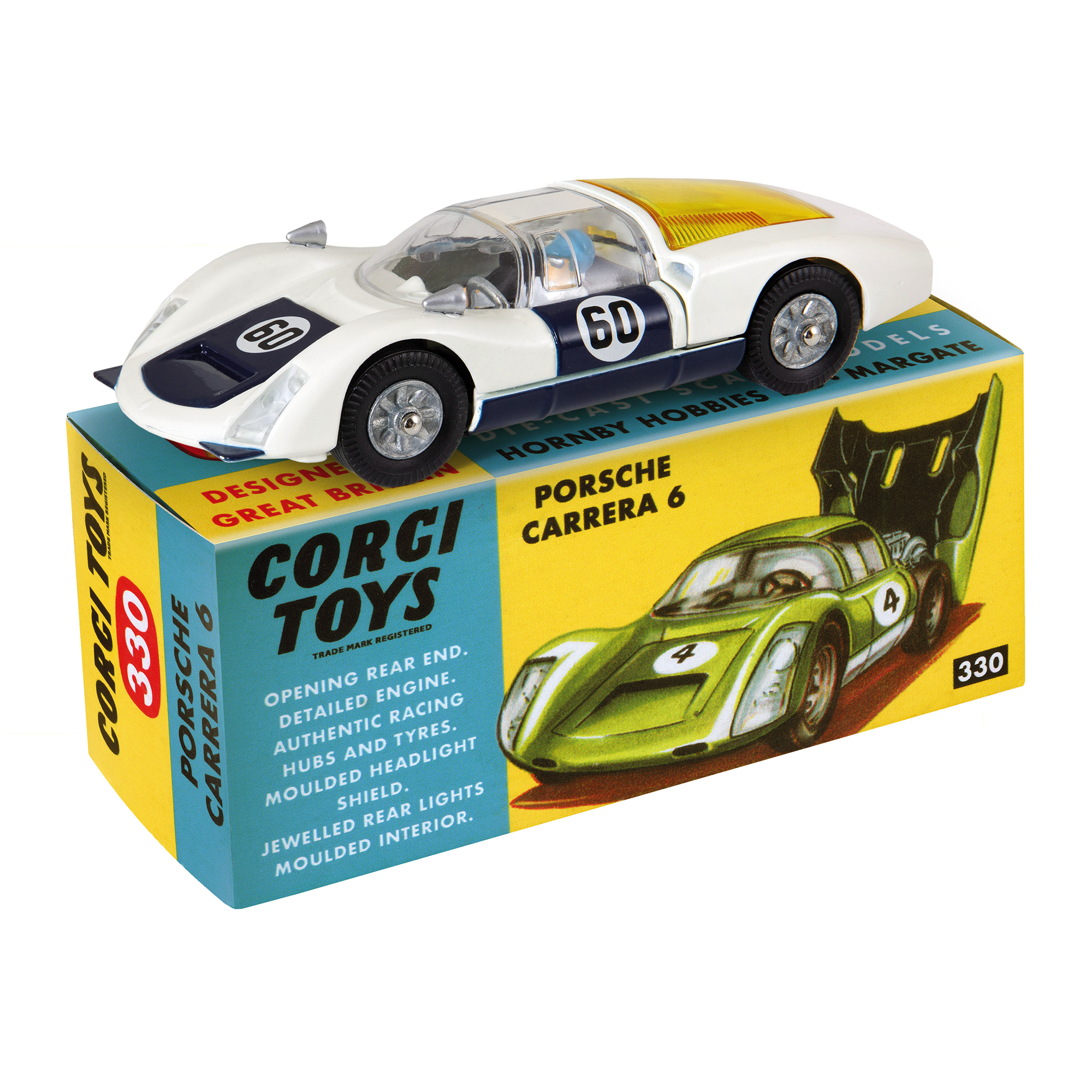 330 Porsche Carrera 6 Corgi Model Club USA