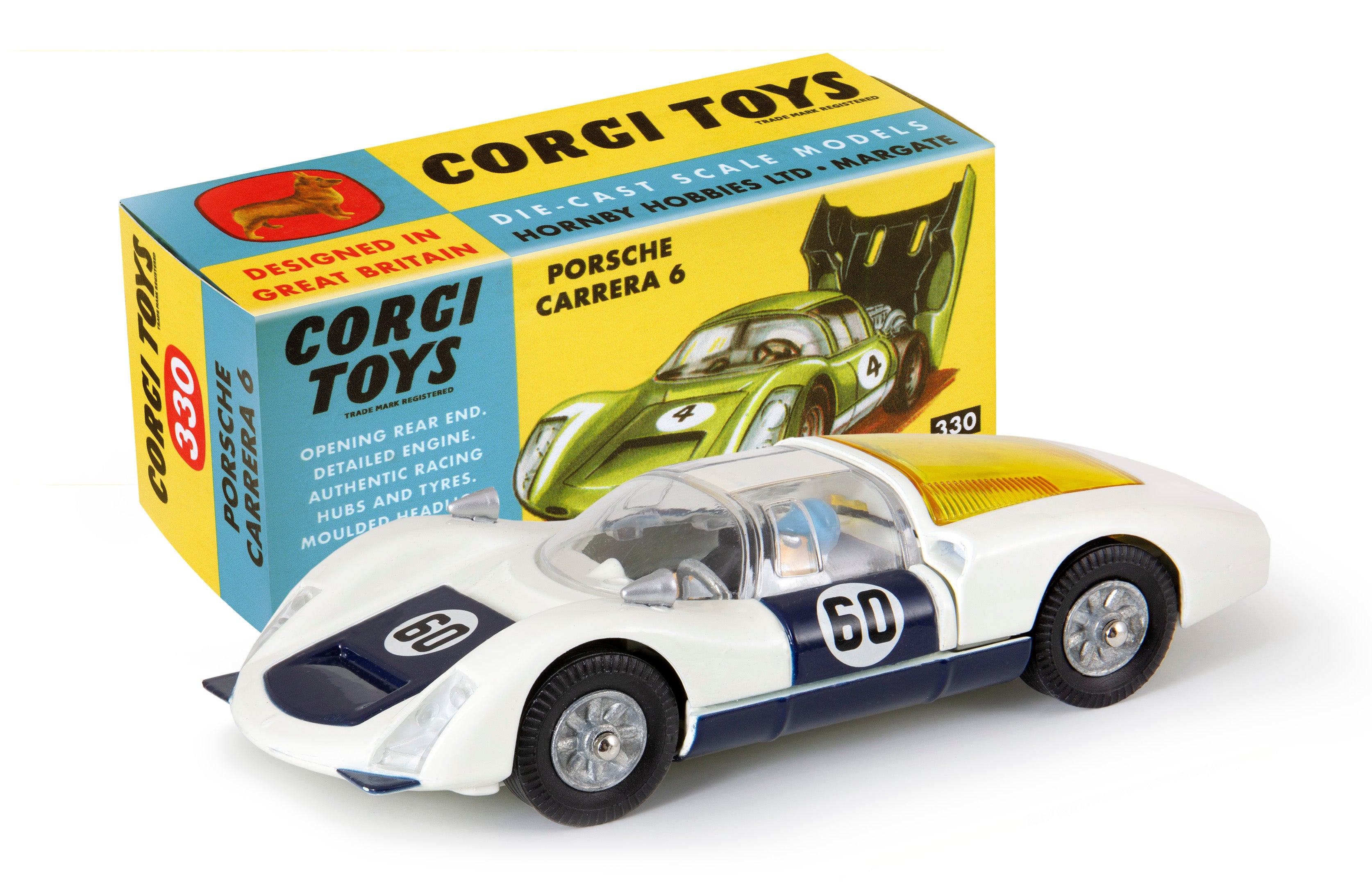 Porsche Carrera 6 330 Corgi Model Club USA